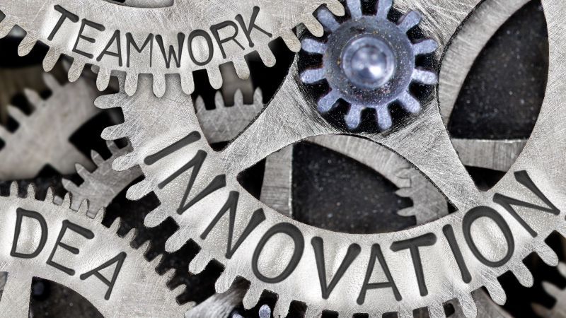 Ineinander greifende Zahnräder